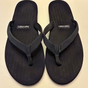 Navy Hari Mari Flip Flops